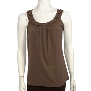 NWT NINE & CO. Brown Tank Top